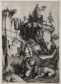 St. Jerome in Penitence by Albrecht Dürer (German, 1471–1528) - Classic Art canvas print
