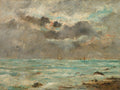 The Coast at Trouville by Eugène Boudin (French, 1824–1898) - Classic Art canvas print