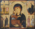 Virgin and Child with Saints by Berlinghiero (Italian, before 1242) - Classic Art canvas print