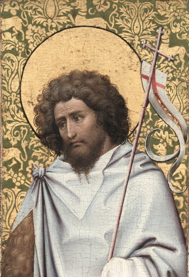 John the Baptist by Robert Campin (Netherlandish, 1375/79–1444) - Classic Art canvas print