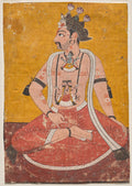 Man Dhata in Yogi Position by  - Classic Art canvas print