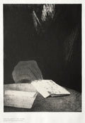 To All Appearances, It Was a Hand of Flesh and Blood Just Like My Own by Odilon Redon (French, 1840–1916) - Symbolist canvas print