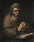 An Elderly Man in Prayer by Rembrandt van Rijn (Dutch, 1606–1669) - Baroque canvas print