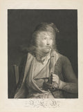 The Painter Jacques-Luc Barbier-Walbonne by François Aubertin (French, 1773–1882) - Classic Art canvas print