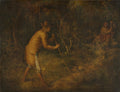 The Devil and Tom Walker by John Quidor (American, 1801–1881) - Classic Art canvas print