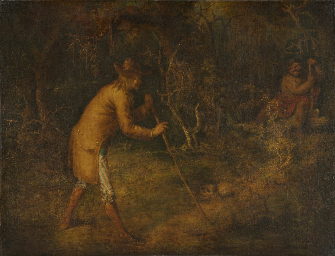 The Devil and Tom Walker by John Quidor (American, 1801–1881) - Classic Art canvas print