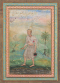 Jain Ascetic Walking Along a Riverbank by Basavana (Indian, active c. 1560–1600) - Classic Art canvas print