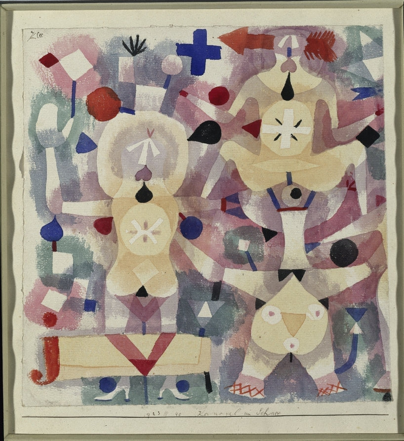 Carnival in the Snow by Paul Klee (German, 1879–1940) - Abstract canvas print