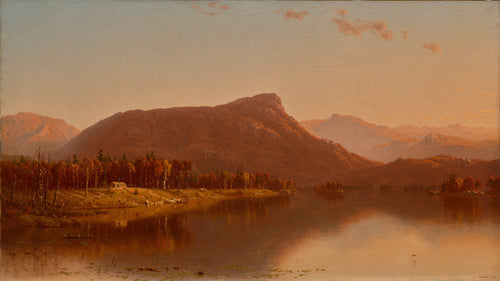 A Home in the Wilderness by Sanford Robinson Gifford (American, 1823–1880) - Classic Art canvas print