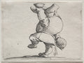 Drinker Seen From Behind by Jacques Callot (French, 1592–1635) - Classic Art canvas print