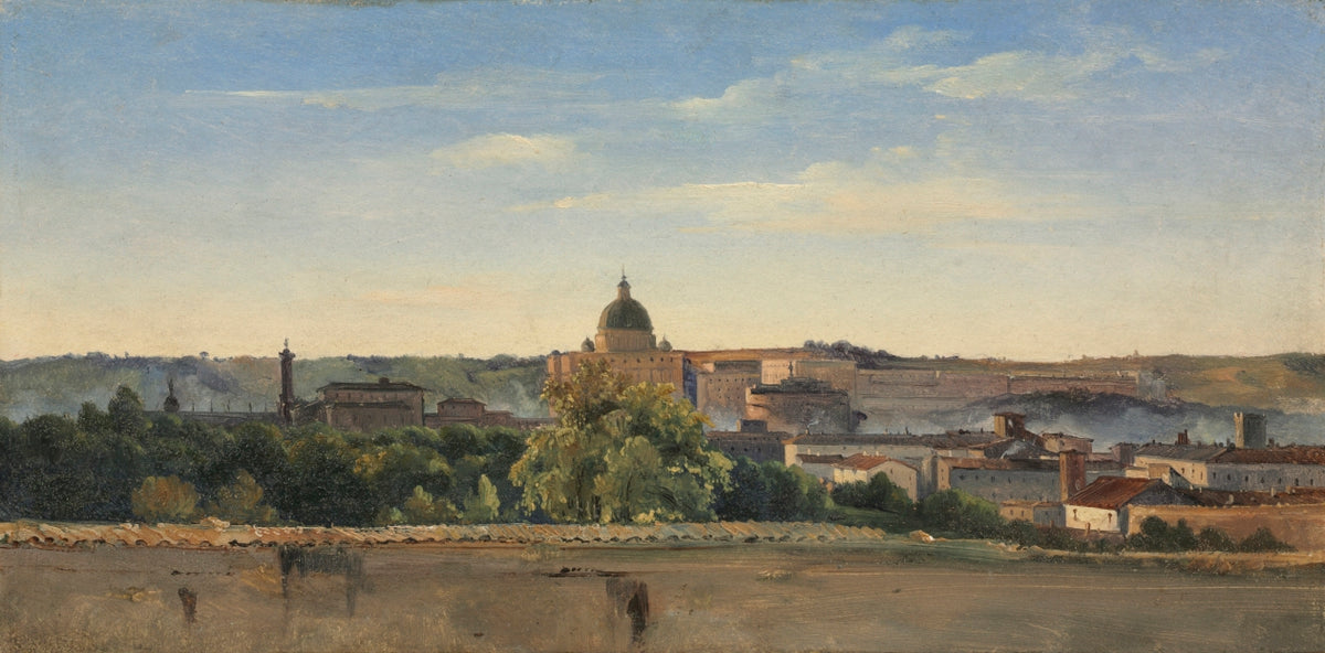 View of Rome by Pierre Henri de Valenciennes (French, 1750–1819) - Classic Art canvas print