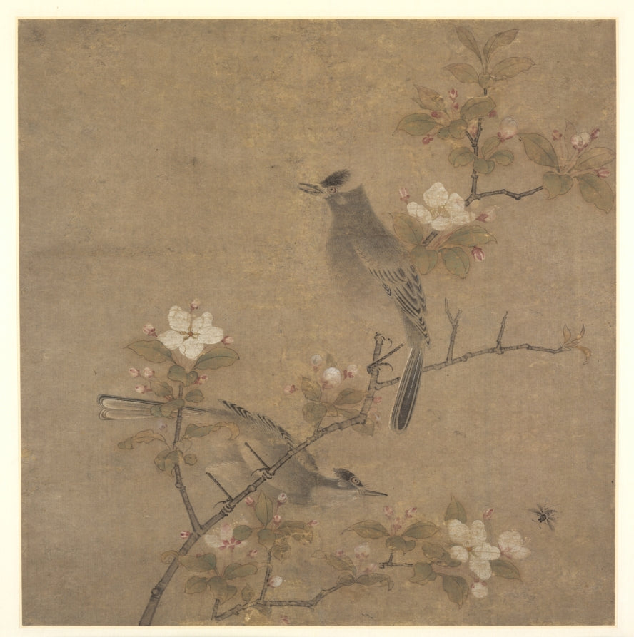 Flowers and Birds by Qian Xuan (Chinese, 1235–1307) - Classic Art canvas print
