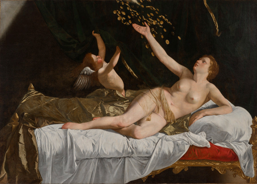 Dana by Orazio Gentileschi (Italian, 1563–1639) - Classic Art canvas print