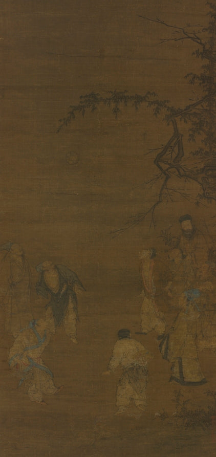 The Football Players by Ma Yuan (Chinese, c. 1150–after 1255) - Classic Art canvas print