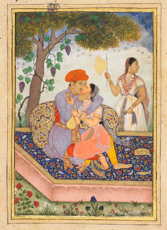 Lovers Embracing by  - Classic Art canvas print