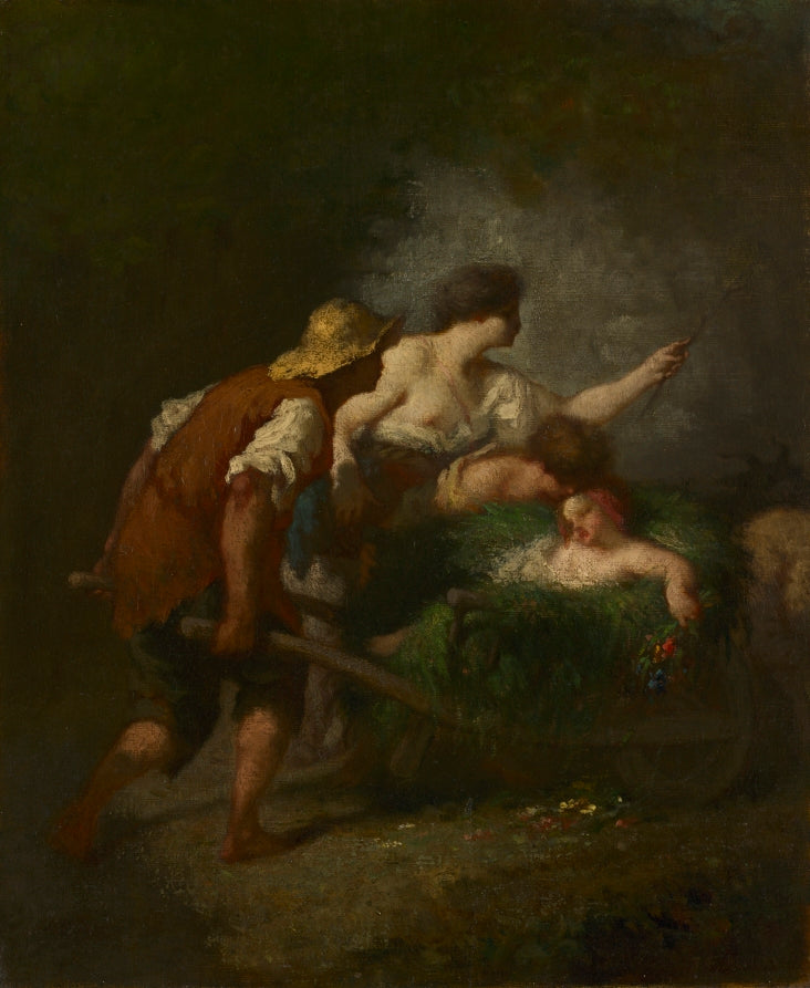 Return from the Fields by Jean-François Millet (French, 1814–1875) - Classic Art canvas print