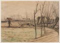 Landscape at Loosduinen by Piet Mondrian (Dutch, 1872–1944) - Abstract canvas print