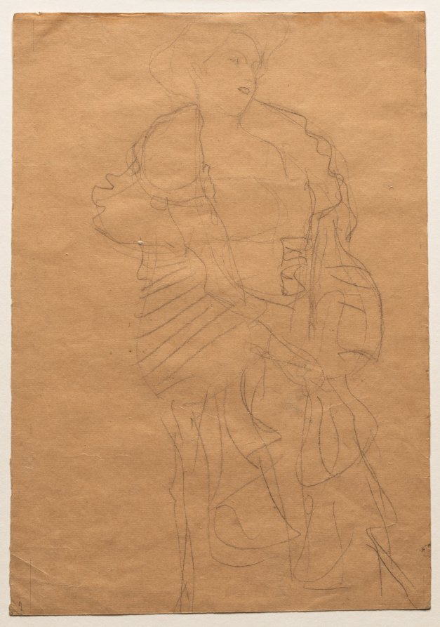 Hermine Gallia by Gustav Klimt (Austrian, 1862–1918) - Symbolist canvas print