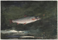 Leaping Trout by Winslow Homer (American, 1836–1910) - American Realist canvas print