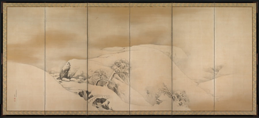 Winter Day by Maruyama Ōkyo (Japanese, 1733–1795) - Classic Art canvas print