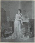 Woman in Front of a Fireplace by Louis Léopold Boilly (French, 1761–1845) - Classic Art canvas print