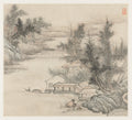 Album of Landscapes Leaf 2 by Wang Gai (Chinese, active c. 1677–1705) - Classic Art canvas print