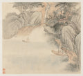 Album of Landscapes Leaf 4 by Wang Gai (Chinese, active c. 1677–1705) - Classic Art canvas print