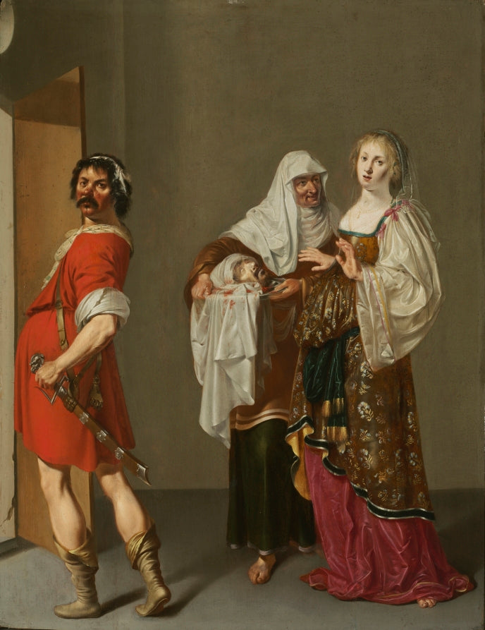 Salome with the Head of Saint John the Baptist by Jacob Duck (Dutch, c. 1600–1667) - Classic Art canvas print