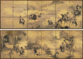 The Eight Immortals of the Wine Cup by Soga Shōhaku (Japanese, 1730–1781) - Classic Art canvas print
