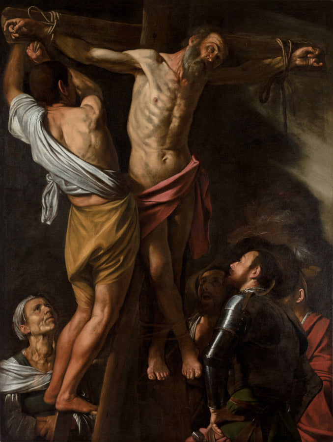 The Crucifixion of Saint Andrew by Caravaggio (Italian, 1571–1610) - Baroque canvas print