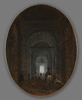 The Grotto of Posillipo by Hubert Robert (French, 1733–1808) - Classic Art canvas print