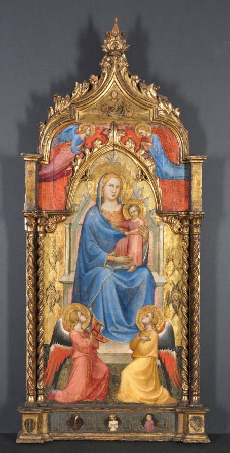 Virgin and Child with Angels by Spinello Aretino (Italian, 1350/52–1410) - Classic Art canvas print