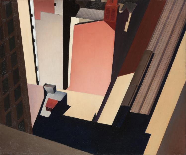 Church Street El by Charles Sheeler (American, 1883–1965) - Classic Art canvas print