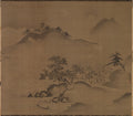 Chinese Landscape by Kano Chikanobu (Japanese, 1660–1728) - Classic Art canvas print
