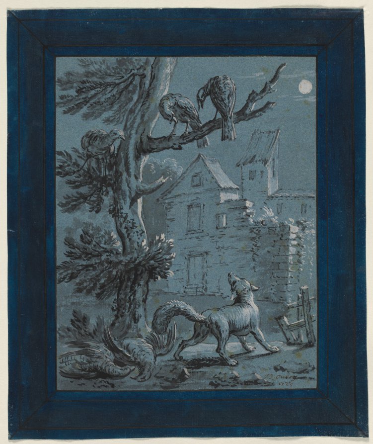 The Fox and the Turkey Hens by Jean-Baptiste Oudry (French, 1686–1755) - Classic Art canvas print