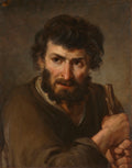 Study of a Shepherd by  - Classic Art canvas print