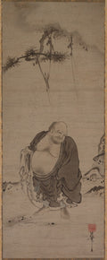 Hotei by Kichizan Minchō (Japanese, 1352–1431) - Classic Art canvas print