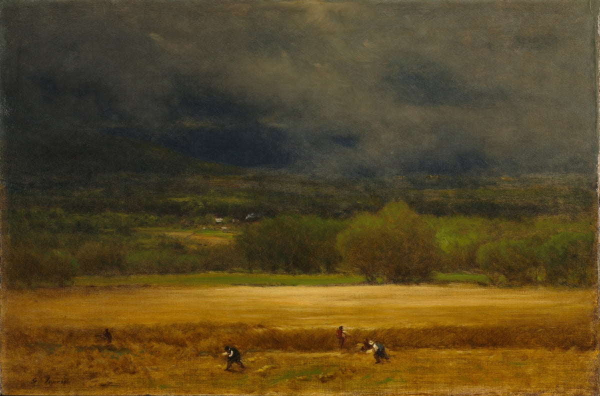 The Wheat Field by George Inness (American, 1825–1894) - Classic Art canvas print
