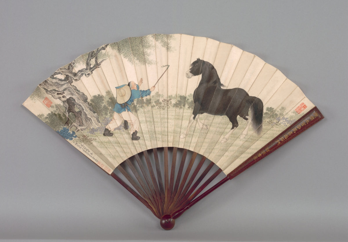 A Vignette of Life on the Frontier by Jiao Bingzhen (Chinese, active c. 1670–1726) - Classic Art canvas print