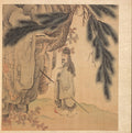 Paintings after Ancient Masters Scholar with Staff and Brush by Chen Hongshou (Chinese, 1598/99–1652) - Classic Art canvas print