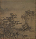 Landscape by Ishō Tokugan (Japanese, c. 1359–1437) - Classic Art canvas print