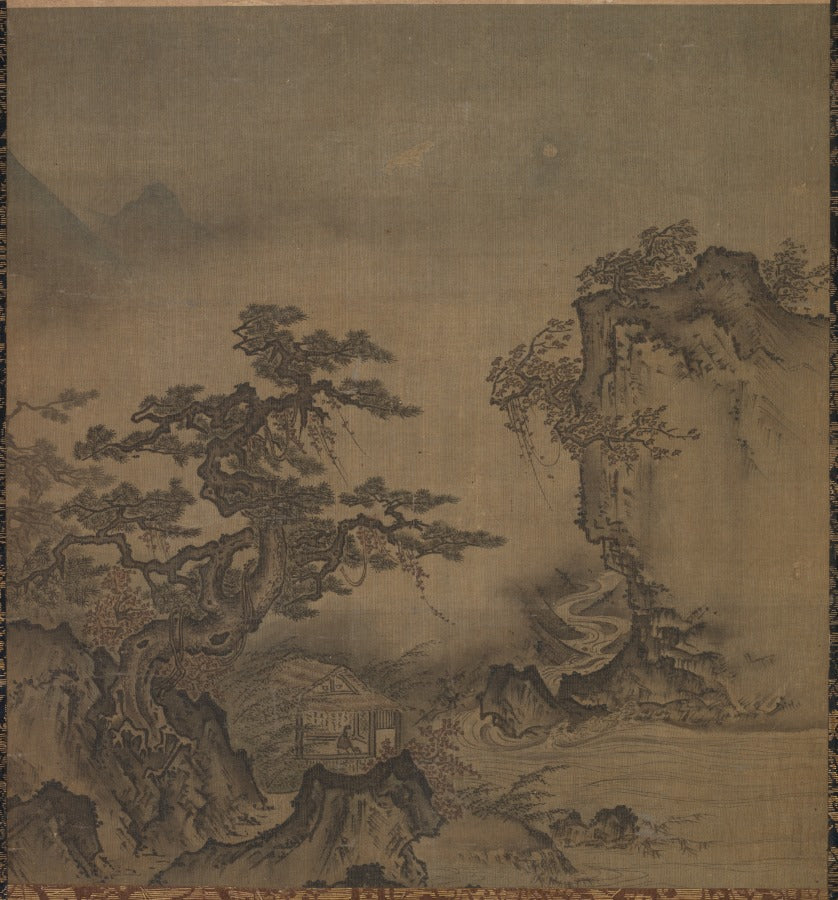 Landscape by Ishō Tokugan (Japanese, c. 1359–1437) - Classic Art canvas print