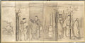 Seven Sages of the Bamboo Grove by Kano Tan’yū (Japanese, 1602–1674) - Classic Art canvas print