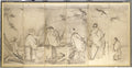 Four Elders of Mt. Shang by Kano Tan’yū (Japanese, 1602–1674) - Classic Art canvas print