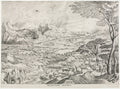 The Large Landscapes  Solicitudo Rustica by Jan van Doetechum (Flemish, 1530–1616) - Classic Art canvas print