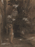 The Bath by Félix Bracquemond (French, 1833–1914) - Classic Art canvas print