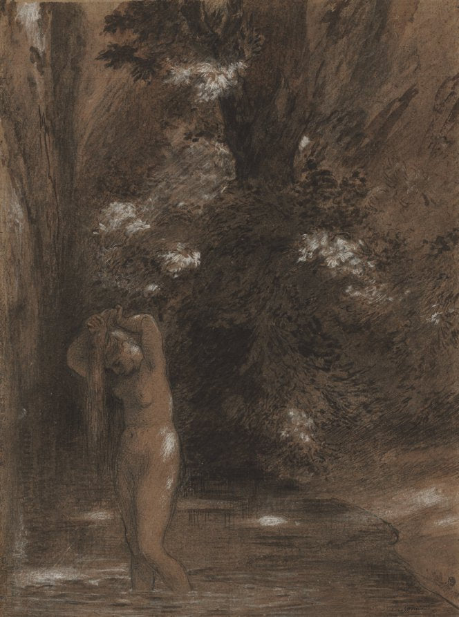 The Bath by Félix Bracquemond (French, 1833–1914) - Classic Art canvas print
