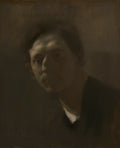 Armand Berton by Eugène Carrière (French, 1849–1906) - Classic Art canvas print