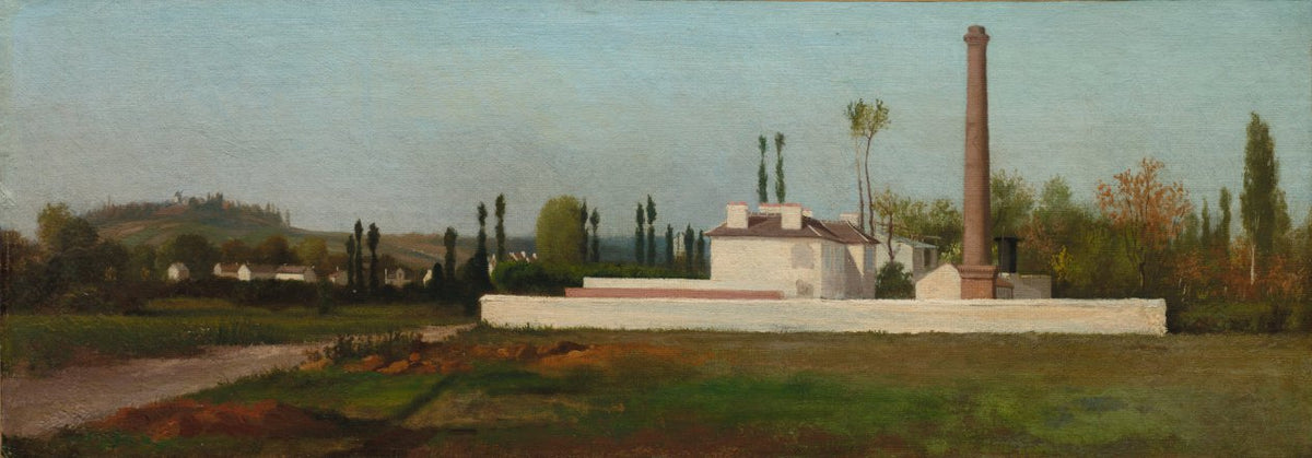 Industrial Plant by Antoine Chintreuil (French, 1814–1873) - Classic Art canvas print