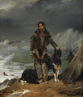 A Woman from the Arctic by Léon Cogniet (French, 1794–1880) - Classic Art canvas print